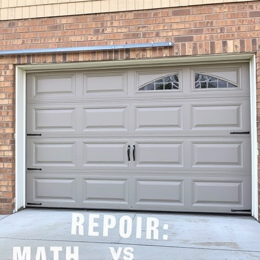 when to replace vs repair a garage door panel
