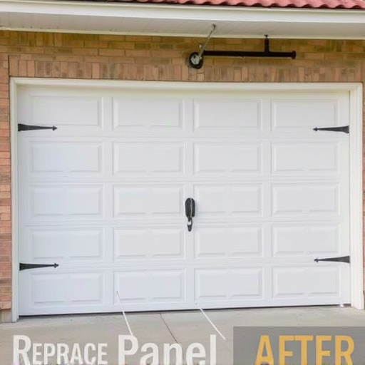 when to replace vs repair a garage door panel