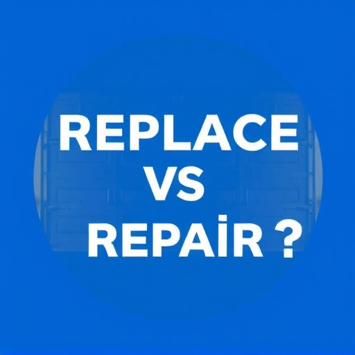 when to replace vs repair a garage door panel