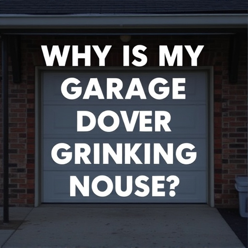 why is my garage door making grinding noises