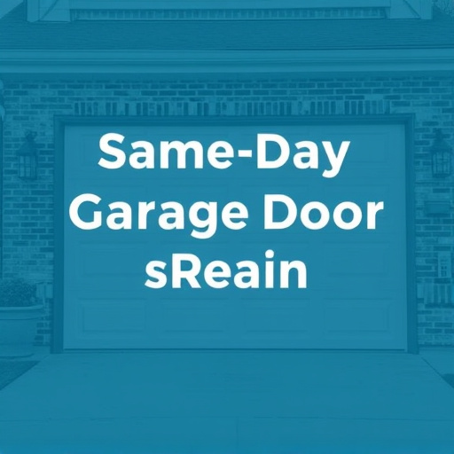 why same-day garage door repair service matters
