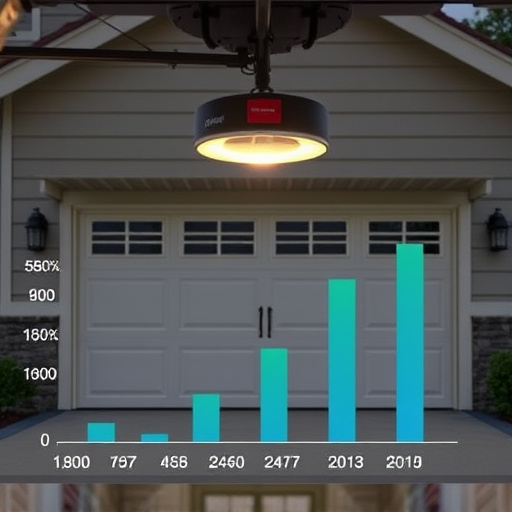 average lifespan of a residential garage door opener
