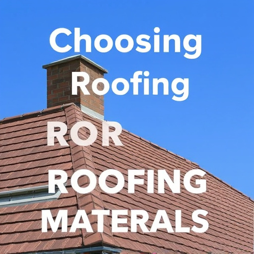 Choosing Roofing Materials