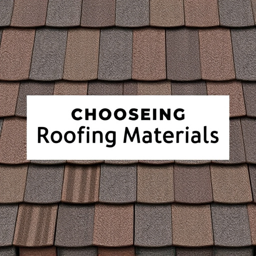 Choosing Roofing Materials