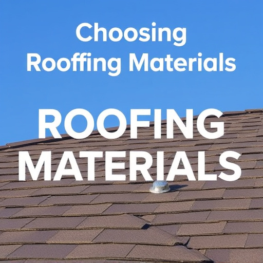 Choosing Roofing Materials