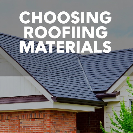 Choosing Roofing Materials