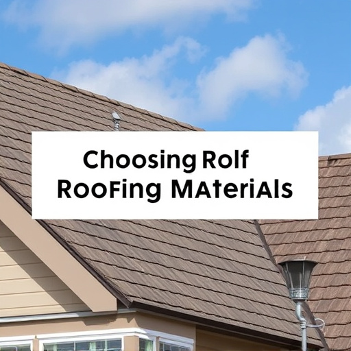 Choosing Roofing Materials
