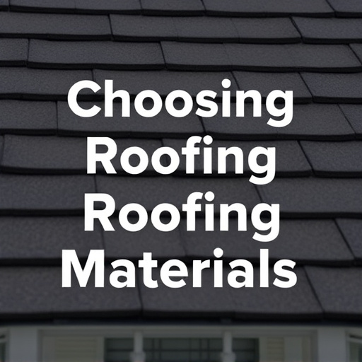Choosing Roofing Materials