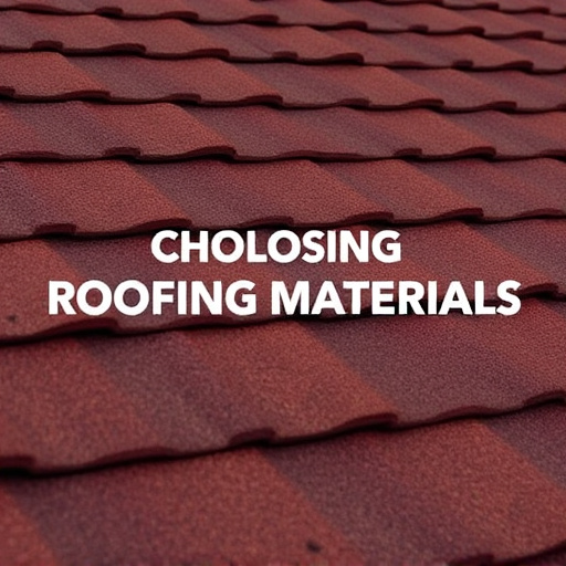 Choosing Roofing Materials