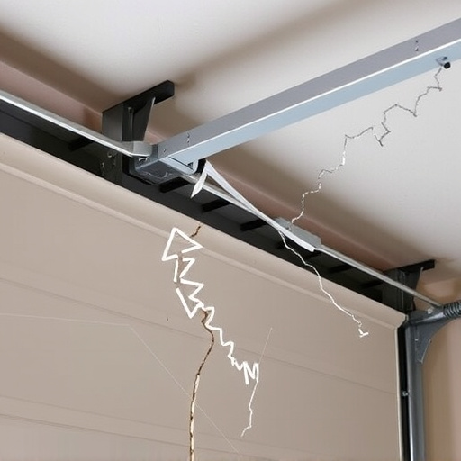 common causes of broken garage door tracks and rollers