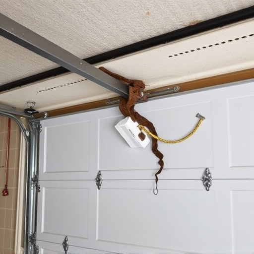 common causes of broken garage door tracks and rollers