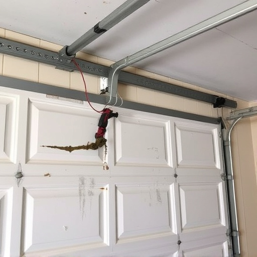 common causes of broken garage door tracks and rollers