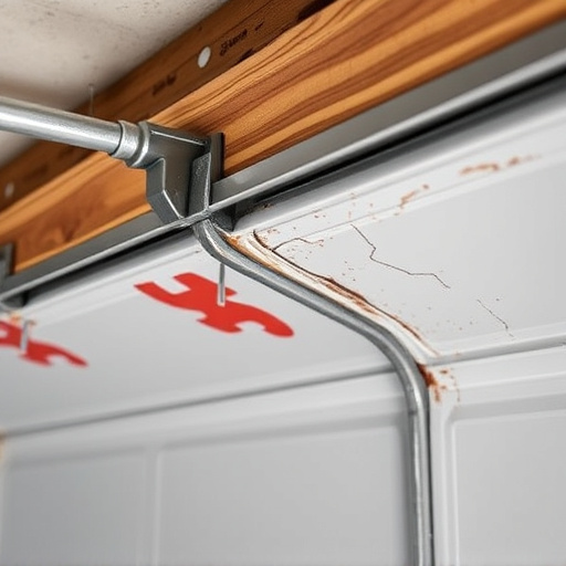 common causes of broken garage door tracks and rollers