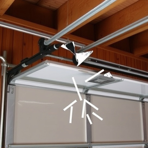 common causes of broken garage door tracks and rollers