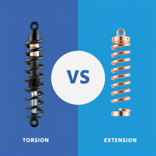 difference between torsion and extension springs explained