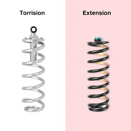 difference between torsion and extension springs explained