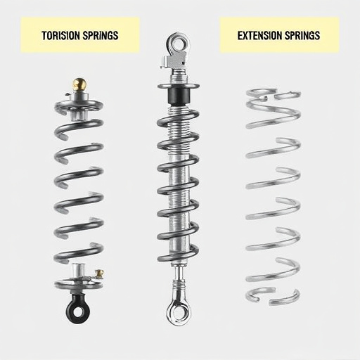 difference between torsion and extension springs explained