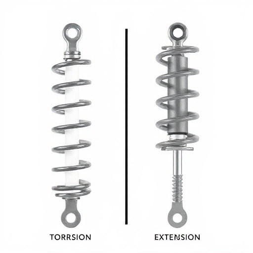 difference between torsion and extension springs explained
