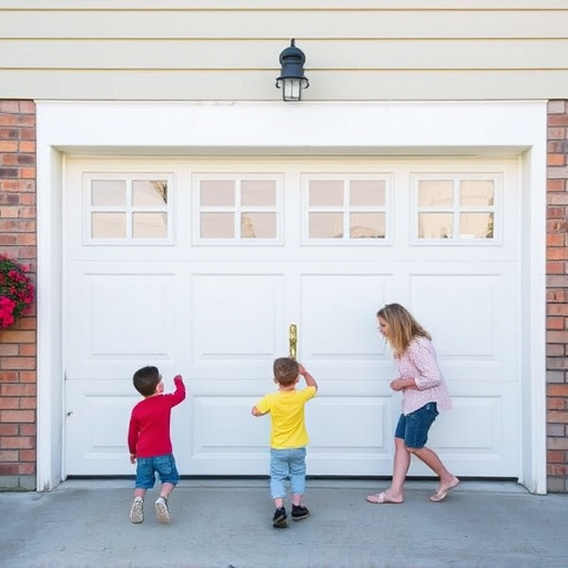 garage door safety tips for families with children