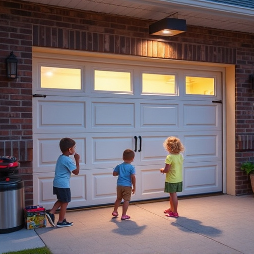 garage door safety tips for families with children