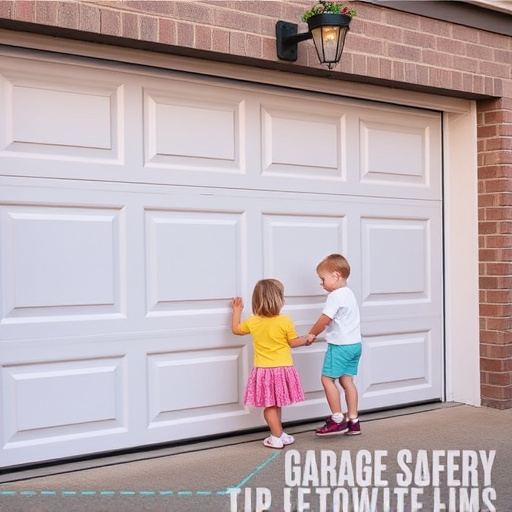 garage door safety tips for families with children