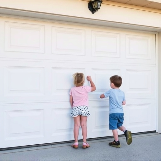 garage door safety tips for families with children