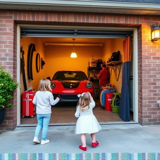 garage door safety tips for families with children