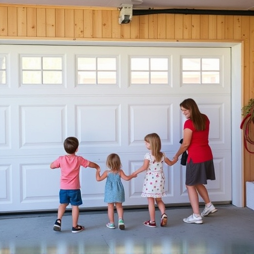 garage door safety tips for families with children