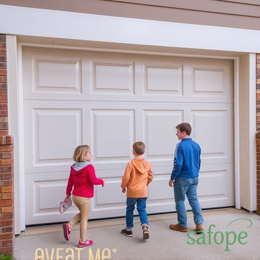 garage door safety tips for families with children