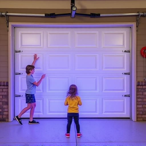 garage door safety tips for families with children
