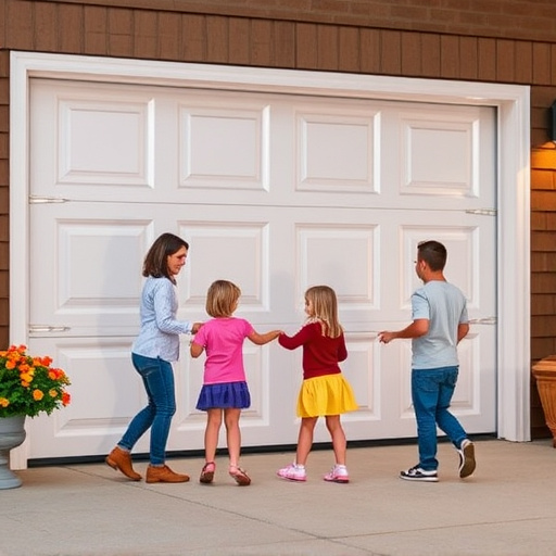 garage door safety tips for families with children