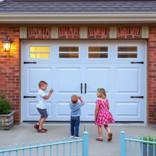 garage door safety tips for families with children