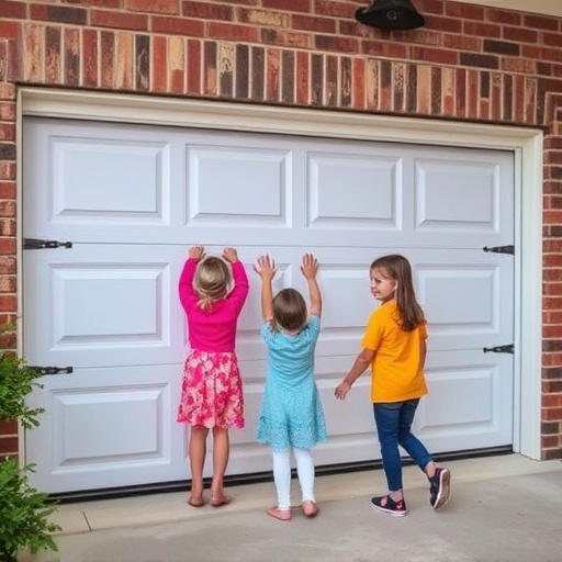 garage door safety tips for families with children