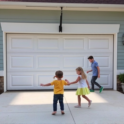 garage door safety tips for families with children