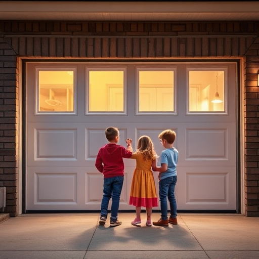 garage door safety tips for families with children