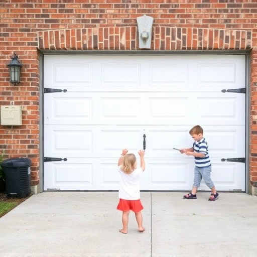 garage door safety tips for families with children