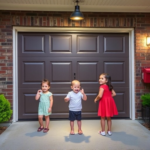 garage door safety tips for families with children