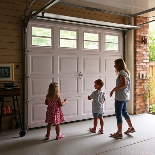 garage door safety tips for families with children