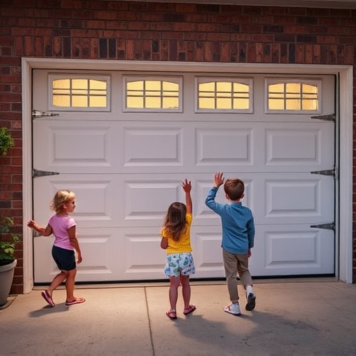garage door safety tips for families with children