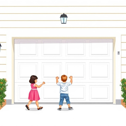 garage door safety tips for families with children