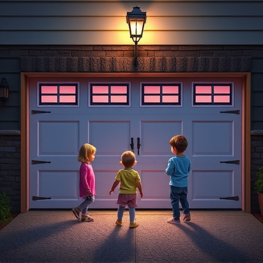garage door safety tips for families with children