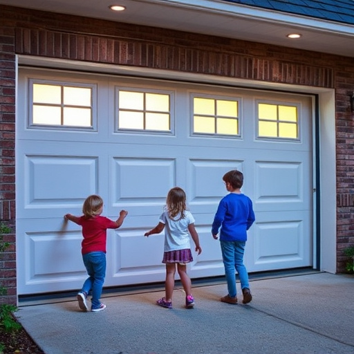 garage door safety tips for families with children