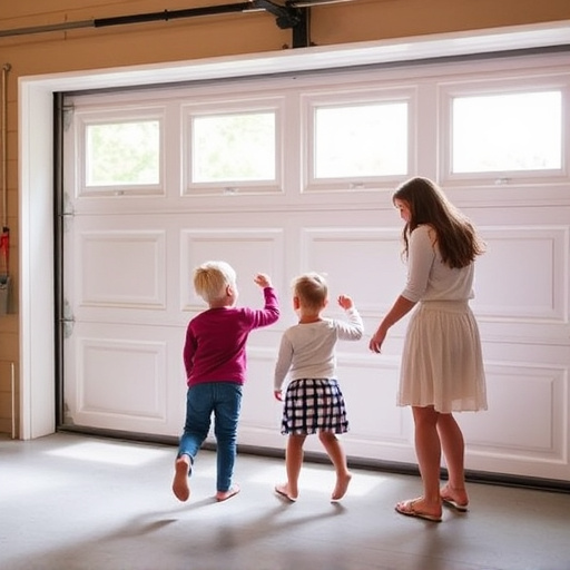 garage door safety tips for families with children