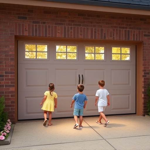 garage door safety tips for families with children