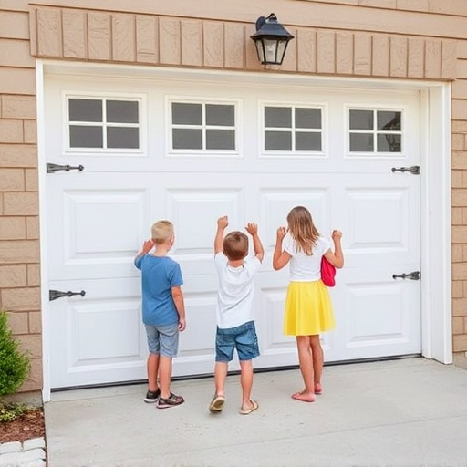garage door safety tips for families with children