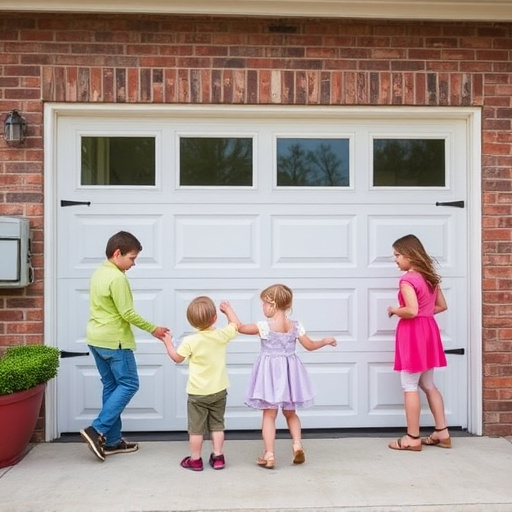 garage door safety tips for families with children