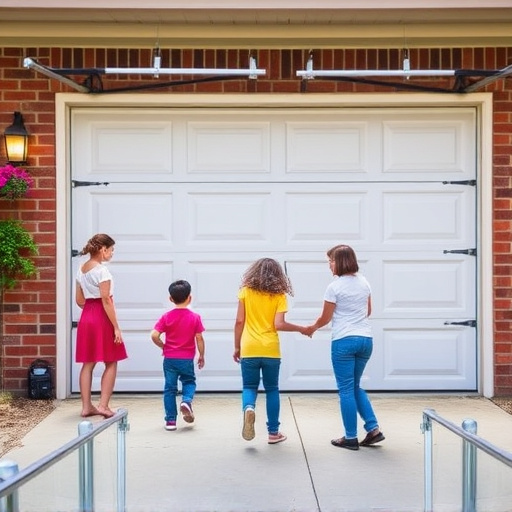 garage door safety tips for families with children