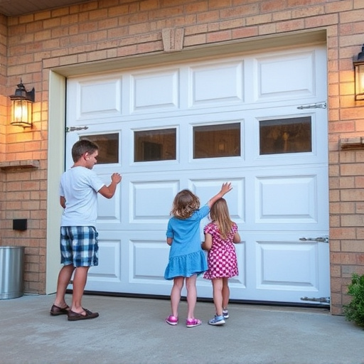 garage door safety tips for families with children