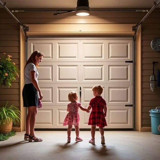 garage door safety tips for families with children