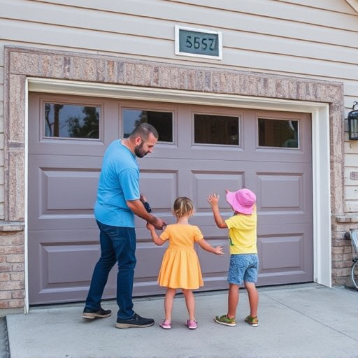 garage door safety tips for families with children